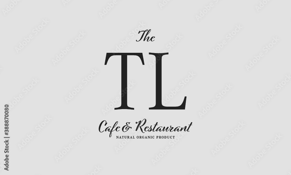 cafe restaurant premade logo initials monogram elegant luxury alphabet cafe restaurant premade logo initials monogram elegant luxury alphabet