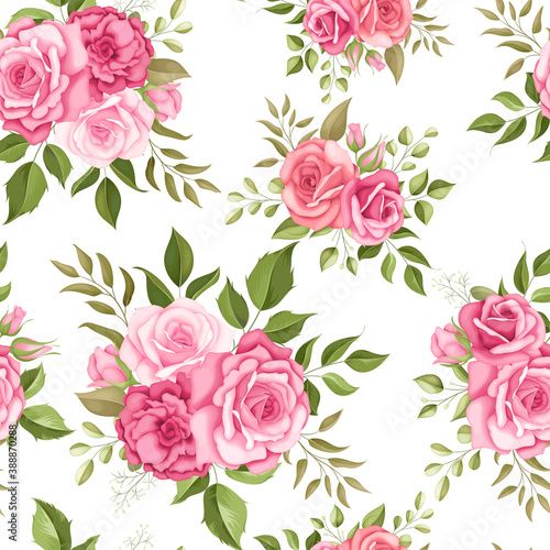 Beautiful floral seamless pattern design © darren