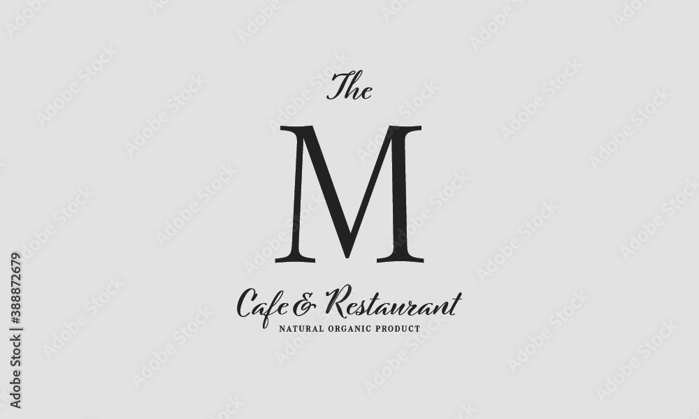 cafe restaurant premade logo initials monogram elegant luxury alphabet cafe restaurant premade logo initials monogram elegant luxury alphabet