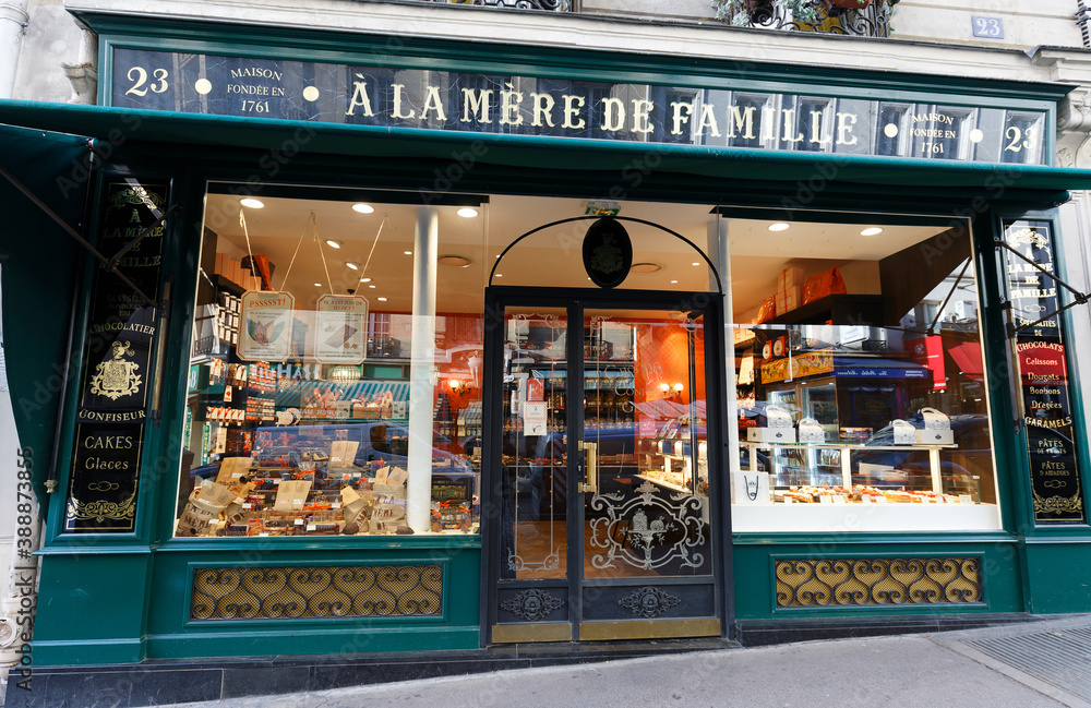 A la Mere de Famille is the oldest chocolate shop in Paris. The store