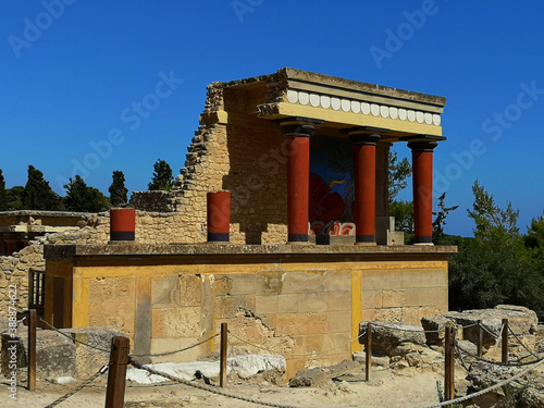 Obraz na płótnie temple of Knossos w salonie