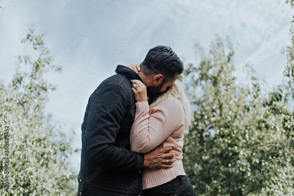 Snuggly Couple Outdoors Snuggly Couple Outdoors