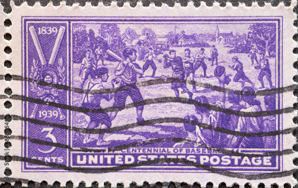 USA Circa 1939 a postage stamp printed in the US showing a picture