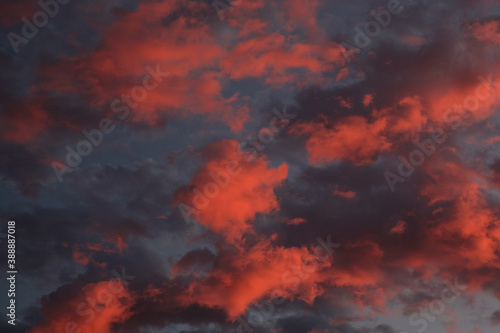 Vivid Sunset Clouds photo