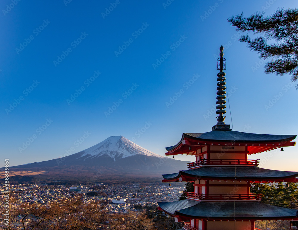 Chureito Pagoda, Mount Fuji, Japan