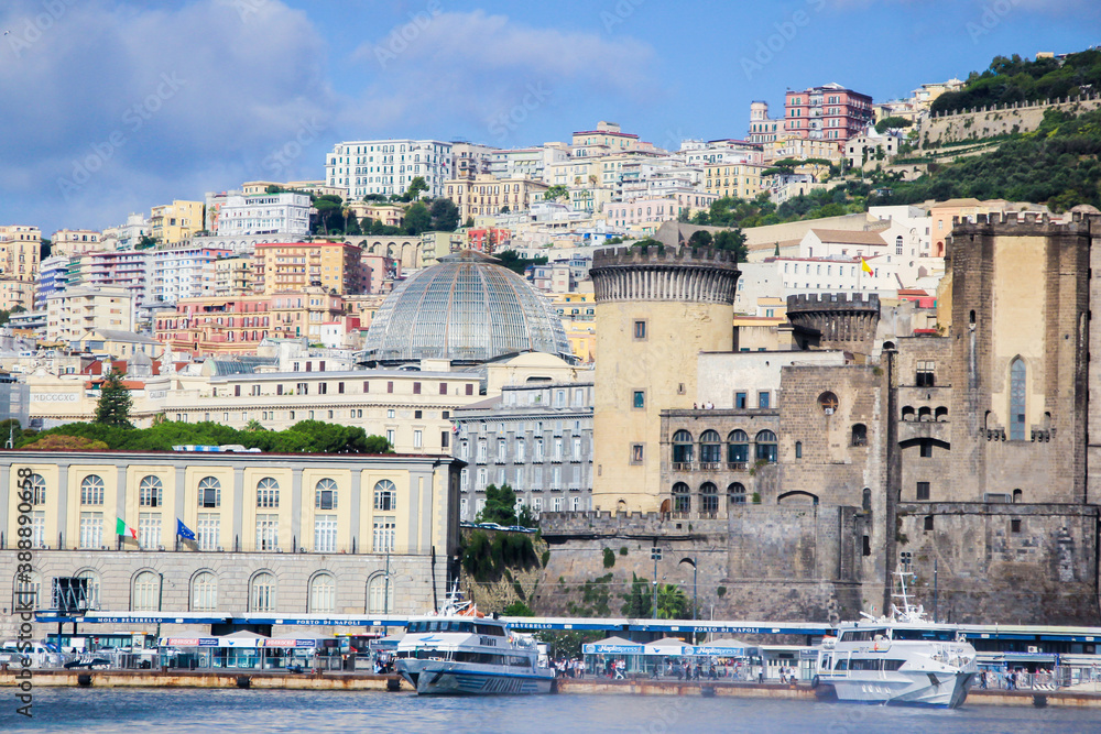 Naples beautiful views, scenery,  architecture, towns, buildings, cosy streets, cultural and historical heritage Italy