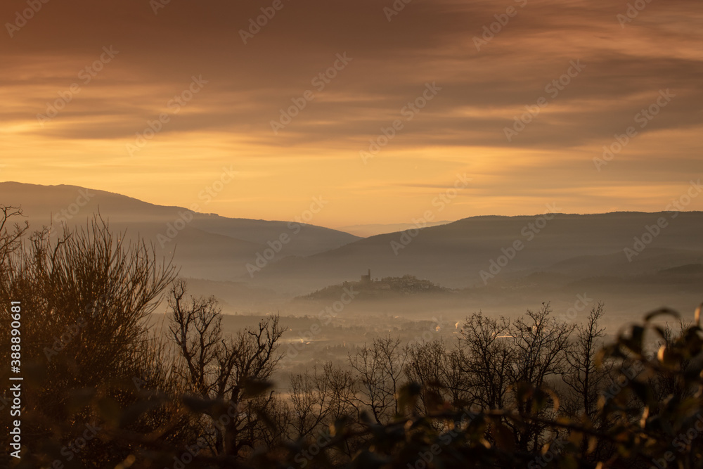 Sunrise, Casentino, Italy
