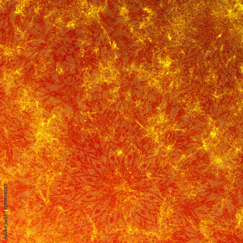 Golden and red fire oriental pattern. Luxury New Year, Christmas, Thanksgiving, Halloween texture. Festive boho background. Golden and red fire oriental pattern. Luxury New Year, Christmas, Thanksgiving, Halloween texture. Festive boho background.