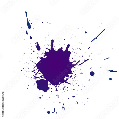Grunge splatters Abstract ink splashe text banners