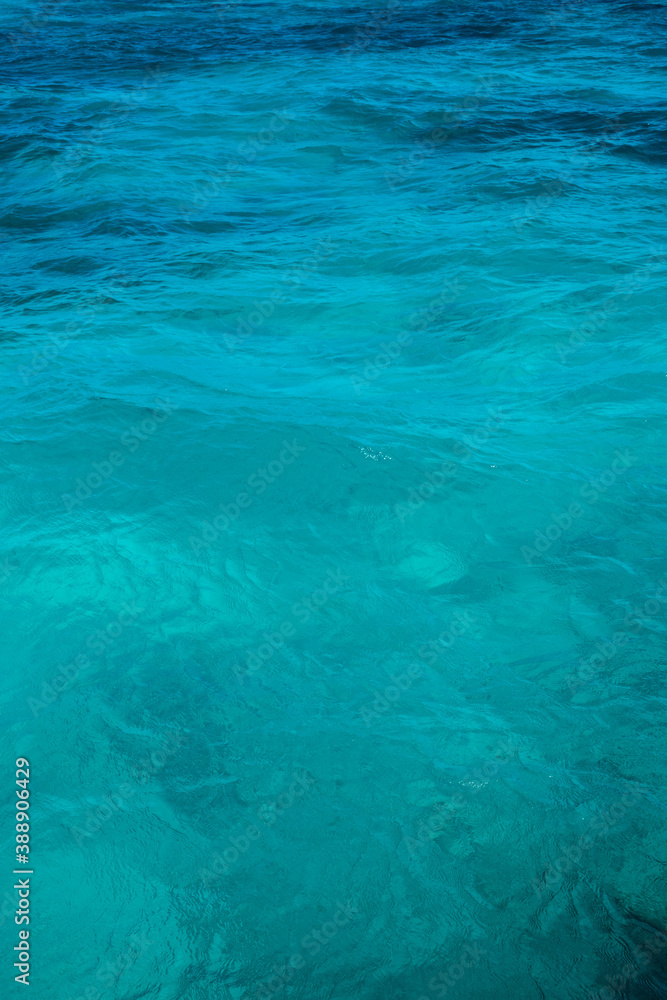 Gradient of Blue Waters in Gulf of Mexico
