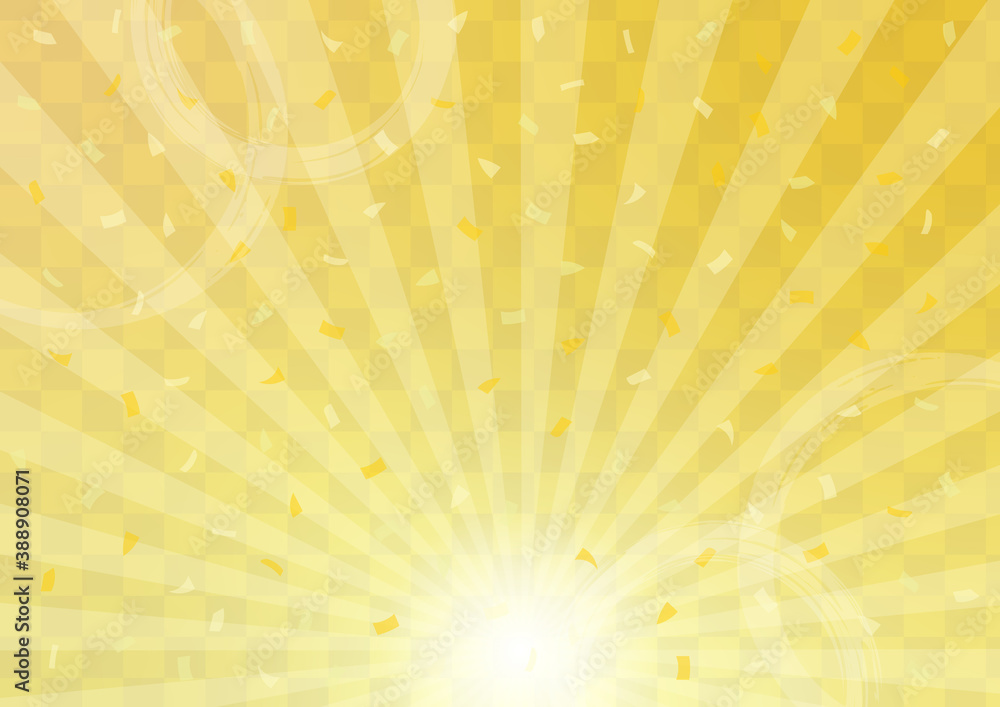 金色 千松模様 日の出 豪華 正月 背景 壁紙 Illustration Stock Adobe Stock