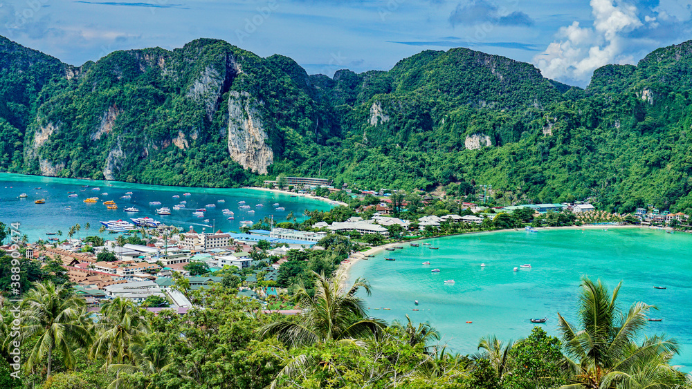 Bay view of Phi Phi island, Thailand
