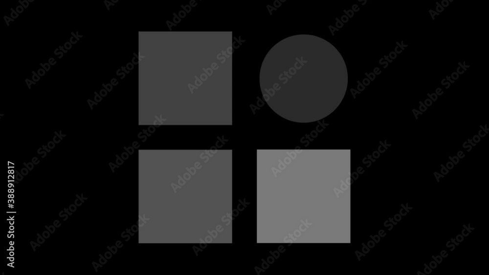 Loading Screen Animation Loop – Shapes Rotating Clockwise Loading Screen Animation Loop – Shapes Rotating Clockwise