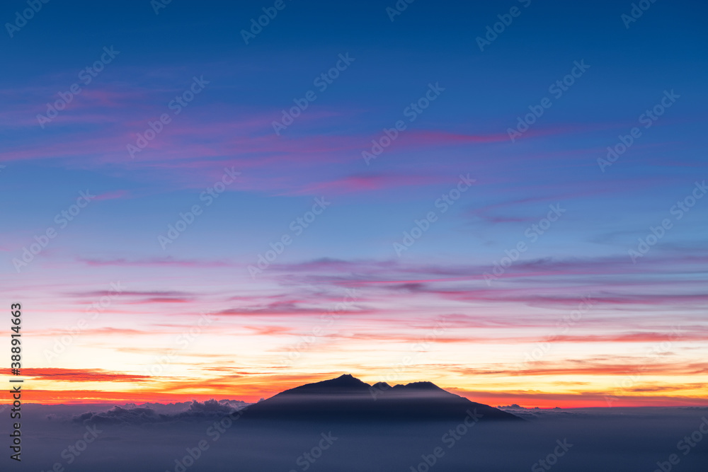 Mount Bromo scenery in Indonesia