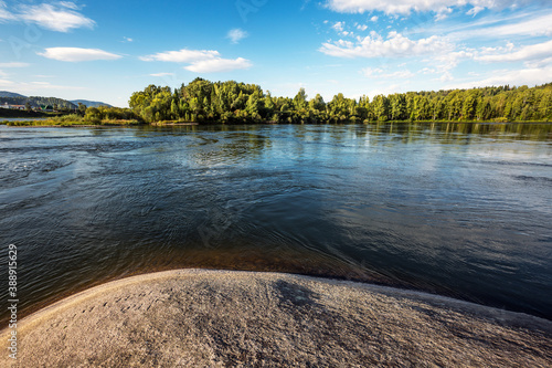 Monument of nature-Stone of love. The Village Of Turochak, Altai Republic photo