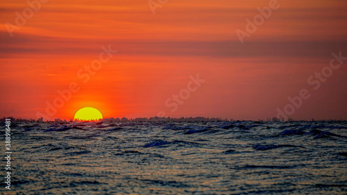Fototapeta Naklejka Na Ścianę i Meble -  Sea sunset scenery photography