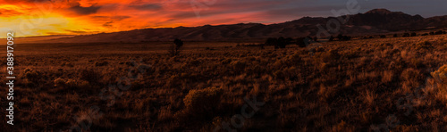 Sunset on Mt. Herard and the Dune Field of Great Sand Dunes National Park, Colorado, USA © Billy McDonald