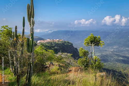 hiking, plant, environment, scenery, scenic, outdoors, white, town, blue, view, beautiful, panorama, nature, landscape, sky, sunshine, mountains, aerial view, village, heritage, trees, red, green, tra photo