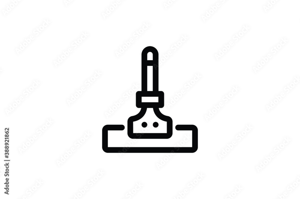 Cleaning Outline Icon - Wiper Cleaning Outline Icon - Wiper