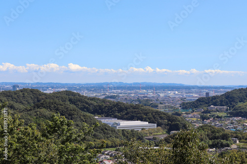 七沢森林公園からの眺望（神奈川県厚木市）