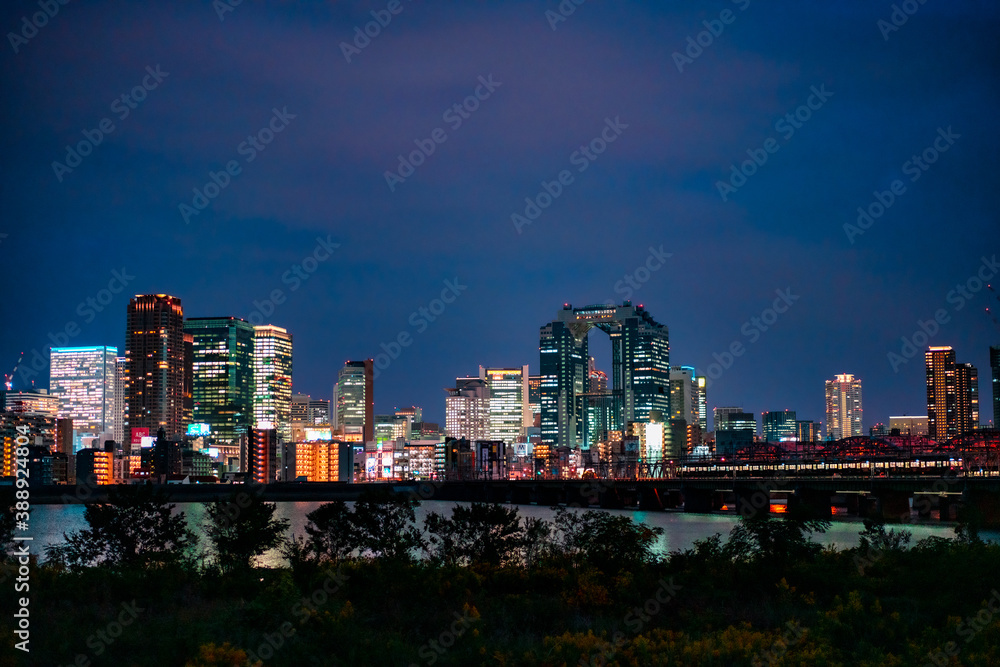 Fototapeta premium 大阪の夜景
