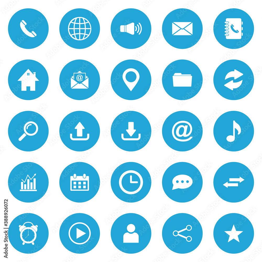 website icon set vector symbol website icon set vector symbol