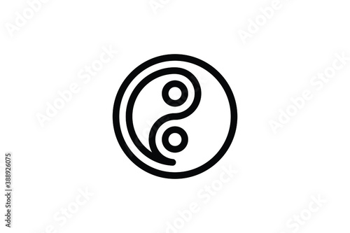 Physiotherapy Outline Icon - Chinese Medicine