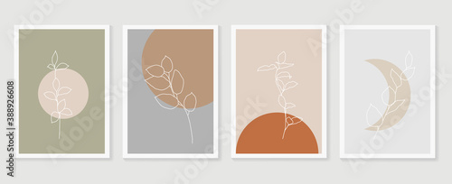 Luxury botanical golden Texture wall art vector set. Marble art design with abstract shape and gold pattern. Design for print, cover, wallpaper, Minimal and  natural wall art. Vector illustration.