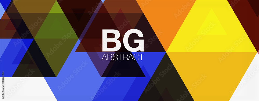 Mosaic triangle pattern abstract background for cover, banner, flyer and poster and other template Mosaic triangle pattern abstract background for cover, banner, flyer and poster and other template