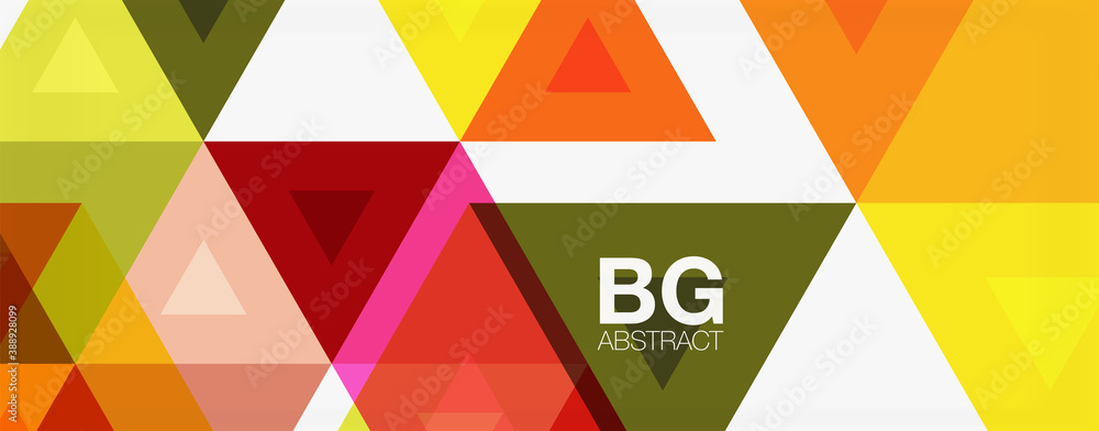 Mosaic triangle pattern abstract background for cover, banner, flyer and poster and other template Mosaic triangle pattern abstract background for cover, banner, flyer and poster and other template