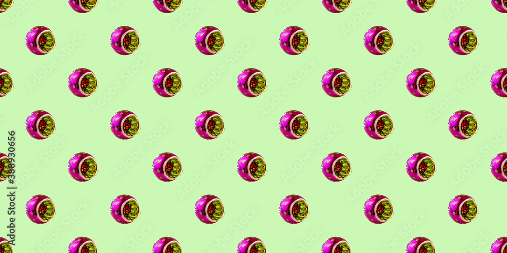 beautiful seamless pattern on New Year's theme with Christmas balls beautiful seamless pattern on New Year's theme with Christmas balls