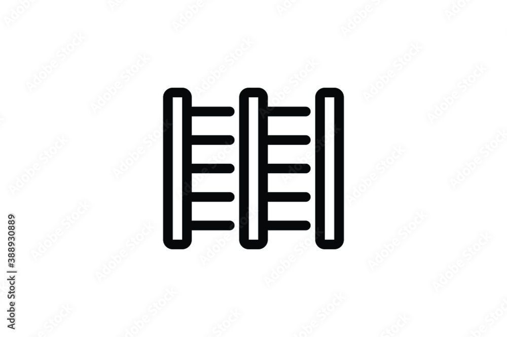 Physiotherapy Outline Icon - Ladder Physiotherapy Outline Icon - Ladder