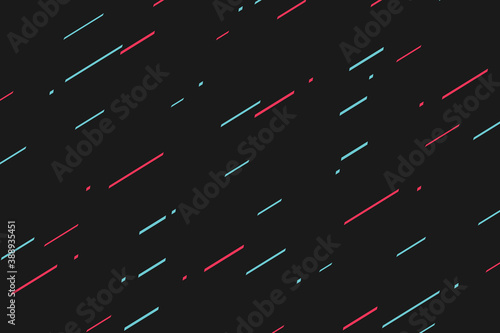 Abstract glitch lcolor line pattern. Technology background