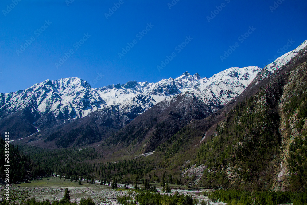 Various views of the Sangla valley