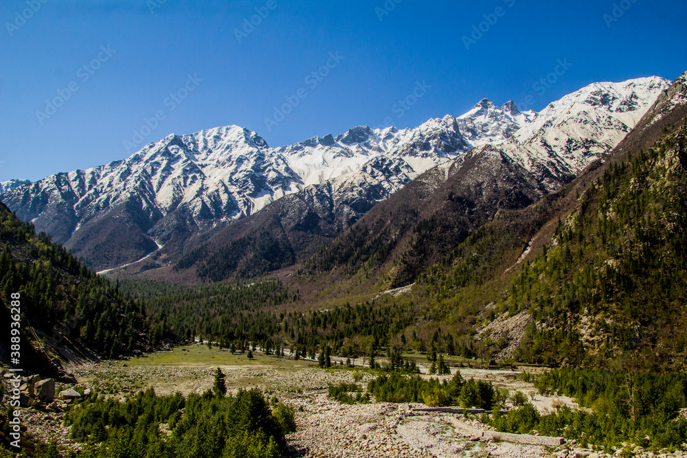 Various views of the Sangla valley