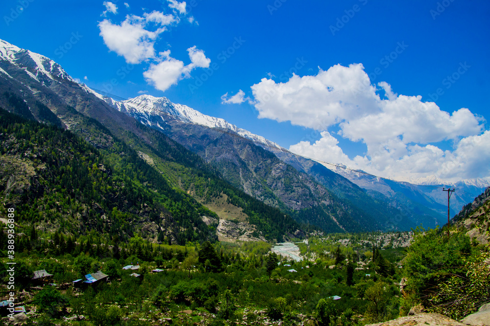 Various views of the Sangla valley