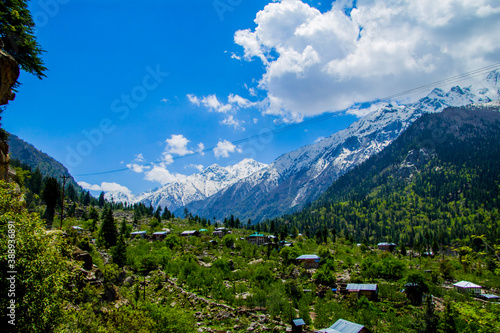 Various views of the Sangla valley photo