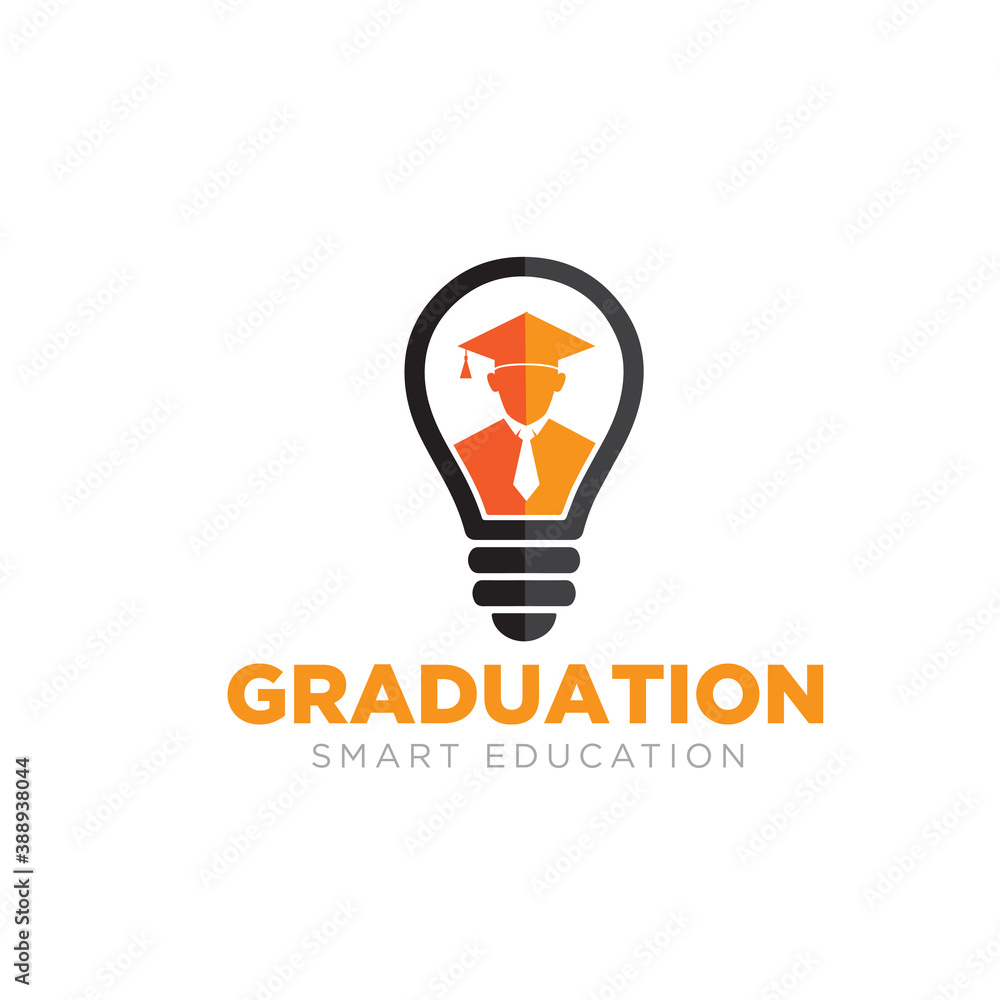 smart graduation logo designs for education icon smart graduation logo designs for education icon