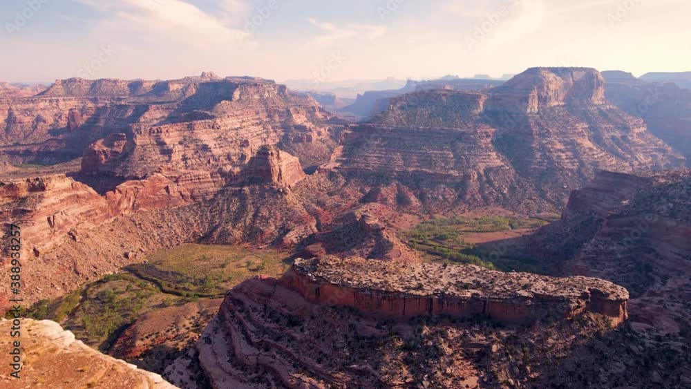 Aerial view of the amazing San Rafael River Canyon in Utah also called the Little Grand Canyon Aerial view of the amazing San Rafael River Canyon in Utah also called the Little Grand Canyon