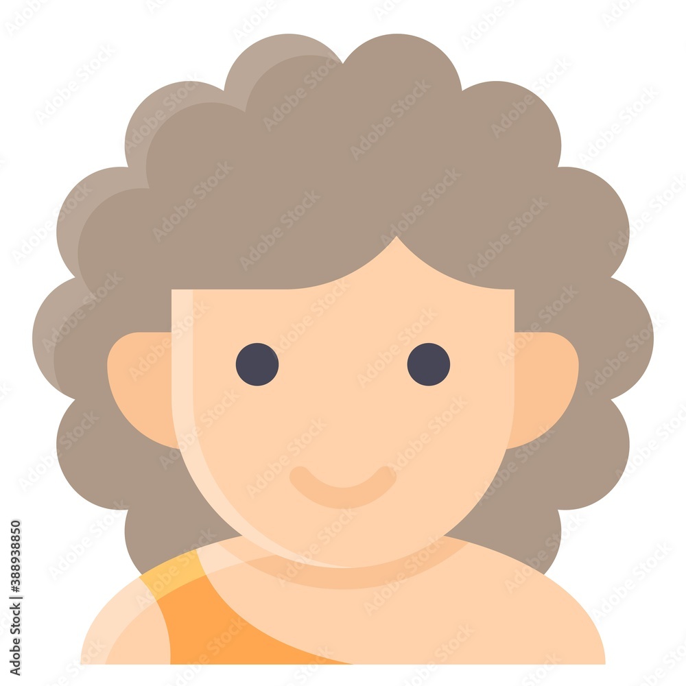 Caveman avatar, Halloween costume vector illustration Caveman avatar, Halloween costume vector illustration