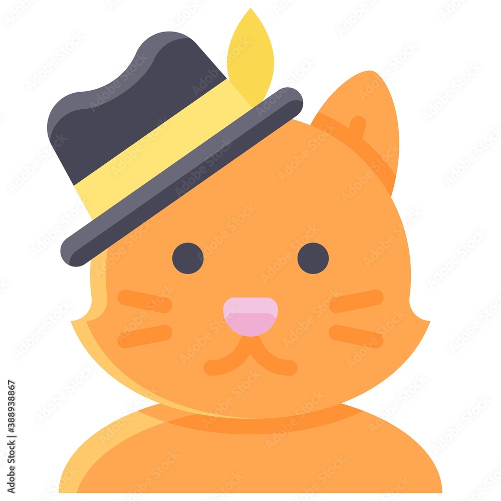 Cat man avatar, Halloween costume vector illustration Cat man avatar, Halloween costume vector illustration