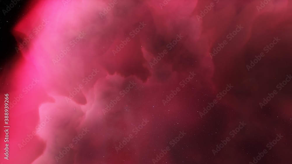 Fototapeta premium Space background with realistic nebula and shining stars, colorful cosmos with stardust and milky way, magic color galaxy, infinite universe and starry night 3d render