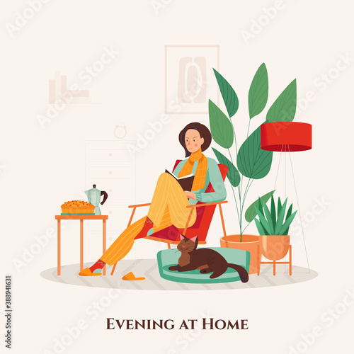 Cozy Home Illustration