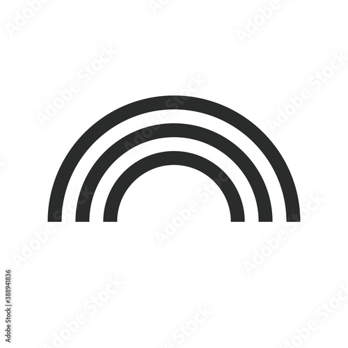 rainbow icon vector design illustration