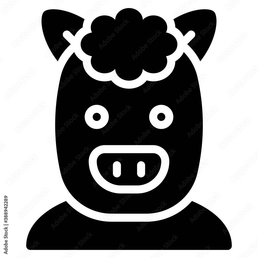 Orc avatar, Halloween costume vector illustration Orc avatar, Halloween costume vector illustration