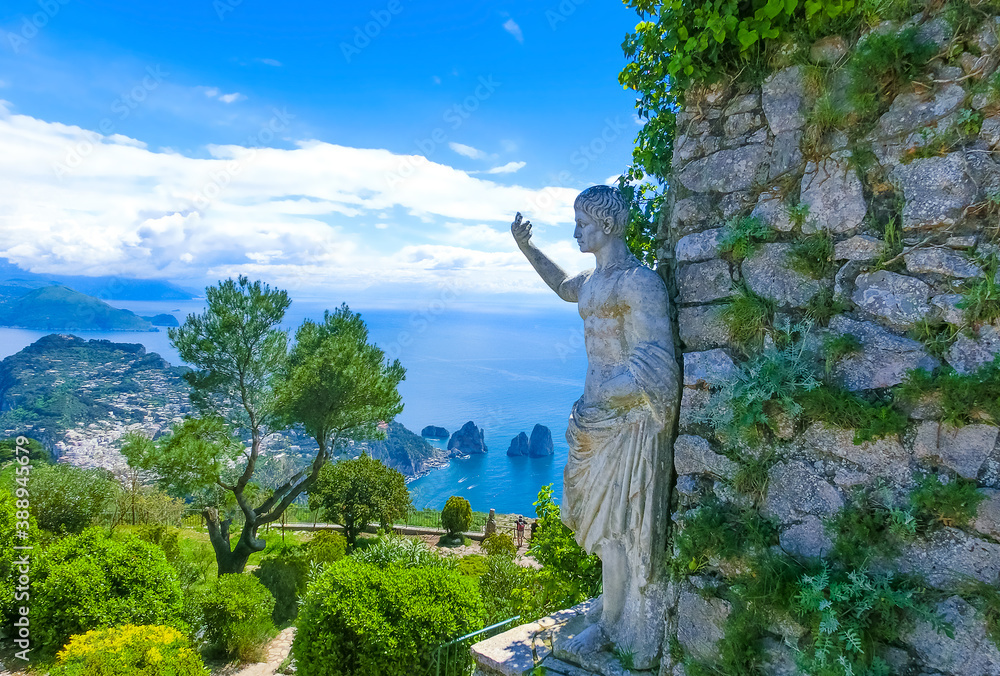 Capri, Italy - Beautiful view on the Island,