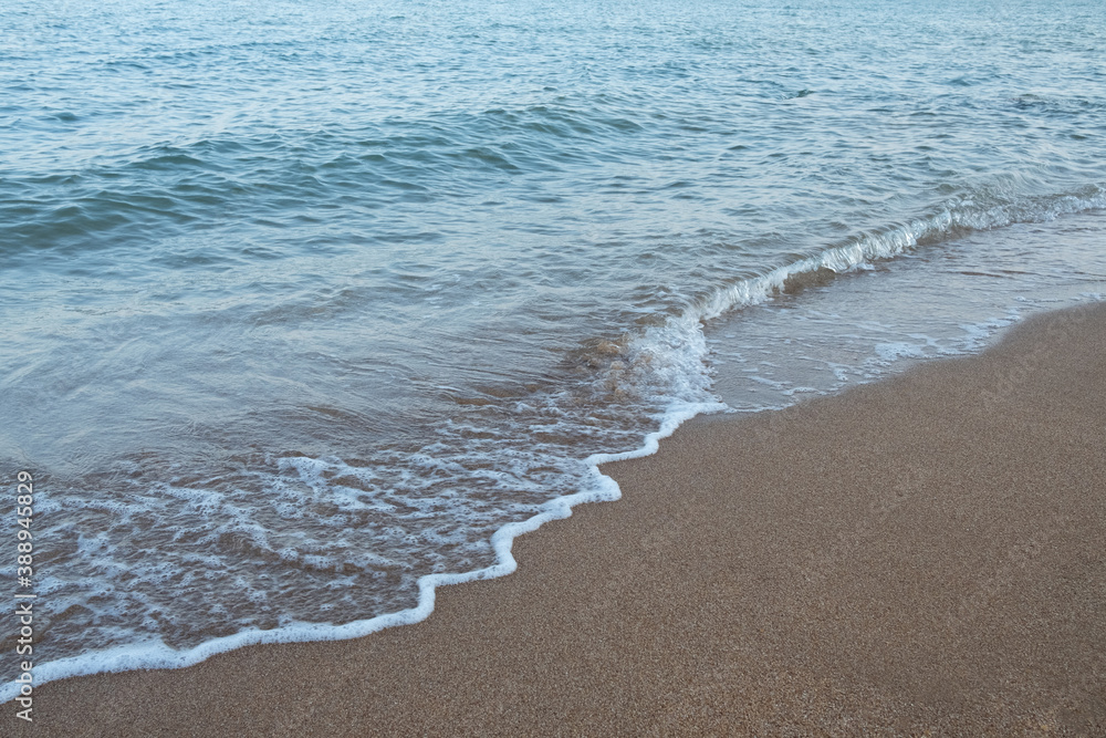 Calm ocean shore. Beautiful seaside. Seascape. Calm ocean shore. Beautiful seaside. Seascape.