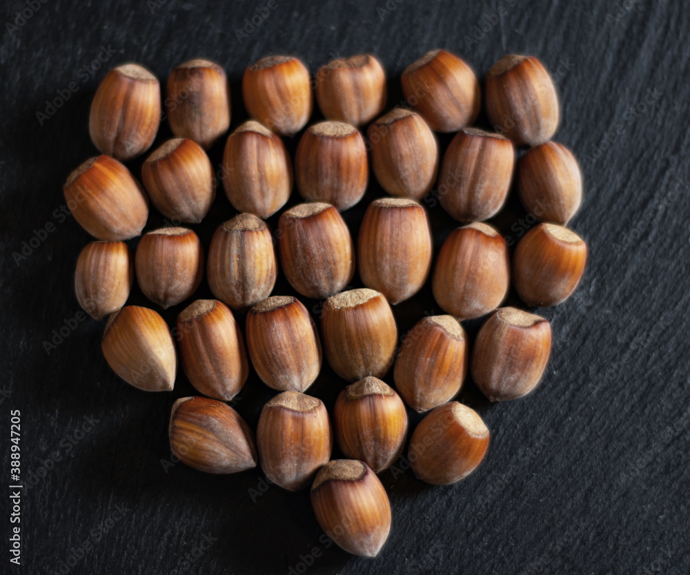 Hazelnuts. Fresh organic filbert Hazelnuts. Fresh organic filbert