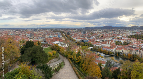 Graz, capital city of Styria in Austria.
