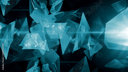 Abstract tech color backgro...